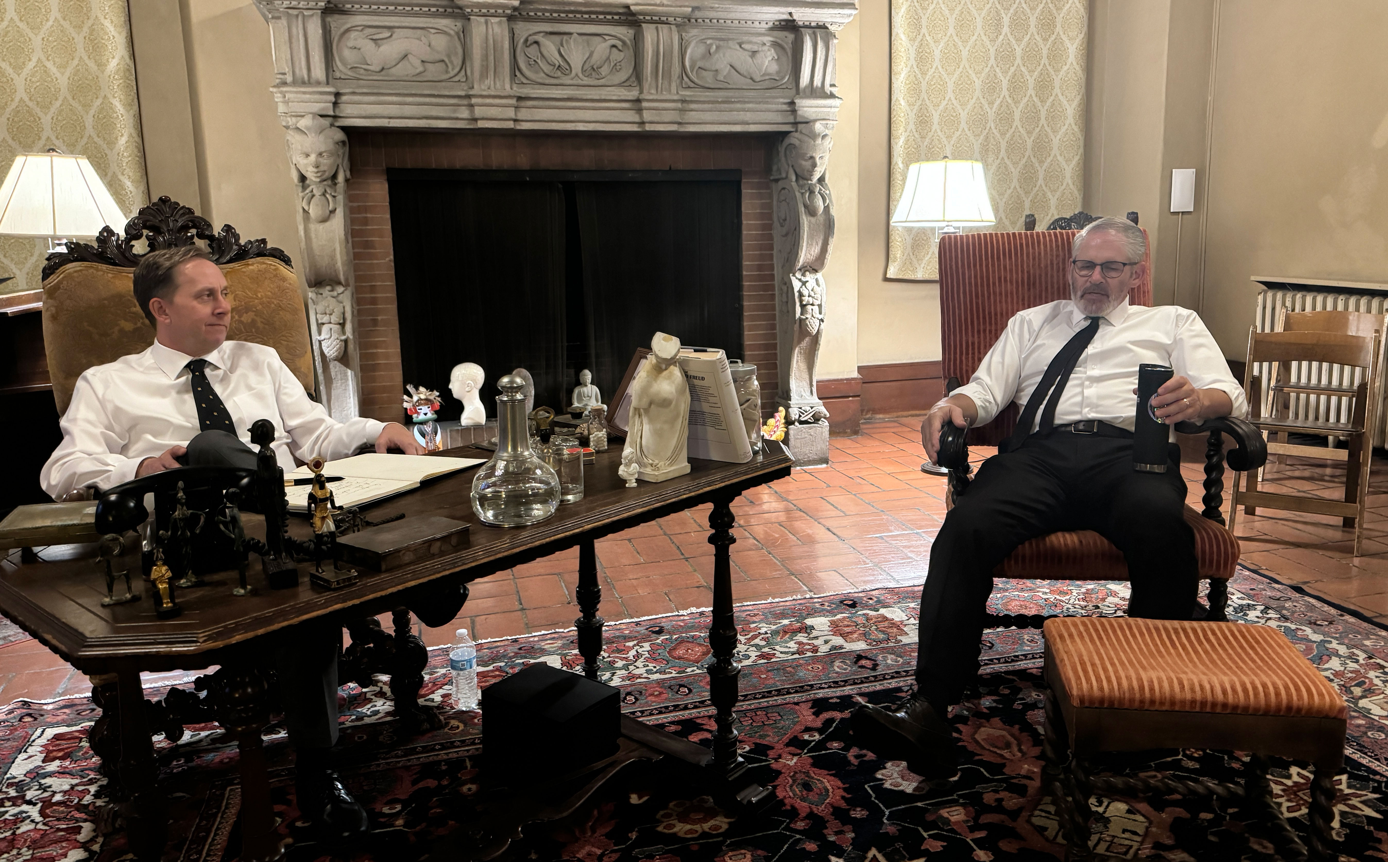 Steve Alesch and Harrison Alter in Freud's Last Session, 2024